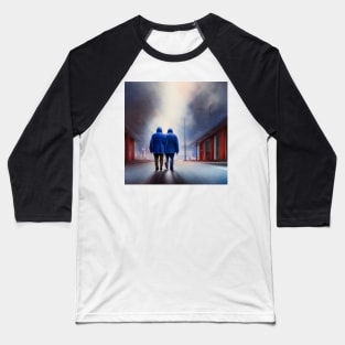 Two pals off to the match Baseball T-Shirt